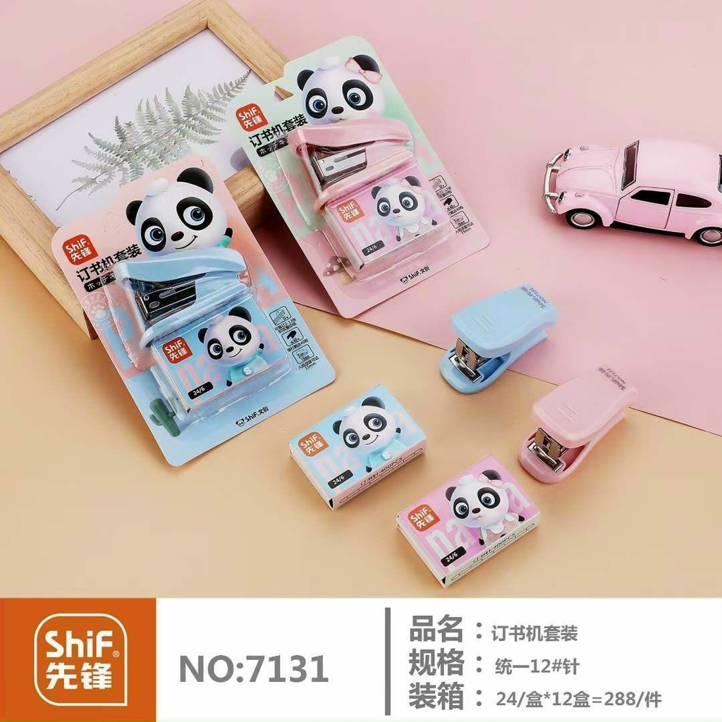 Bấm kim mini dễ thương kèm kim bấm 7119; 7132; 7131; 7128