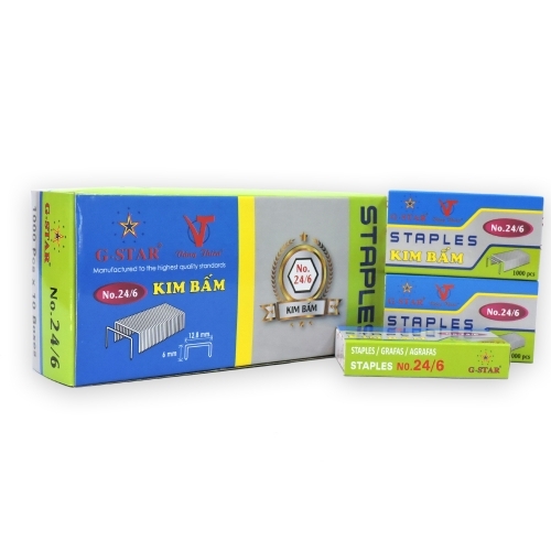 G-Star Kim Bấm Số 10 (20 Hộp Nhỏ/Hộp Lớn; 40 Hộp Lớn/ Thùng)
