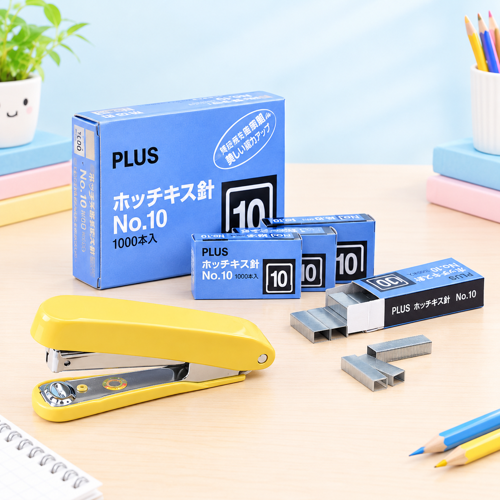 Plus - Kim Bấm Số 10 NO.10 (20 Hộp/ Lốc)