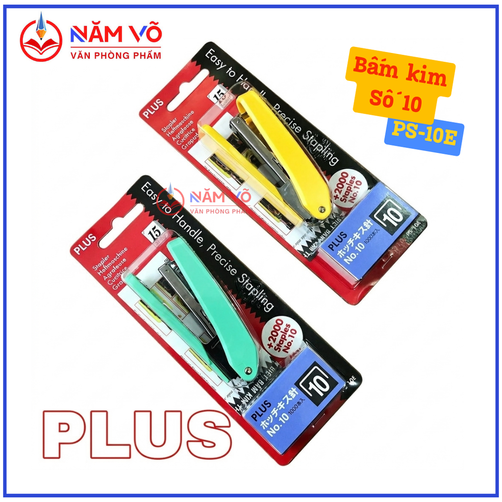 Plus - Bấm Kim Số 10 (10 Cái/ Lốc; 100 Cái/ Thùng)