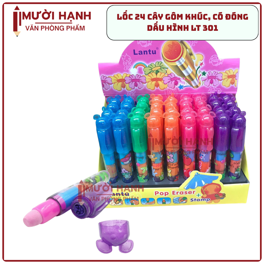 Gôm Khúc Lantu LT301 (36 Cái/Hộp; 18 Hộp/Thùng)