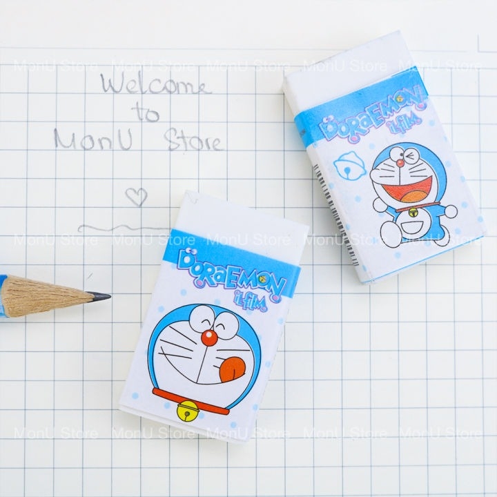 Gôm Eraser Doreamon TRẮNG 6136 (30 Cục/Hộp; 20 Hộp/Thùng)