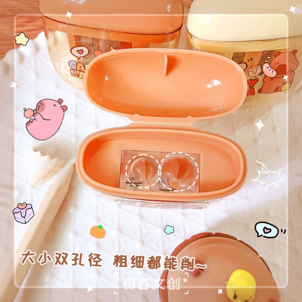 Gọt Hộp 2 Lỗ CapyBara 80015 (48 Cái/Hộp, 30 Hộp/Thùng)