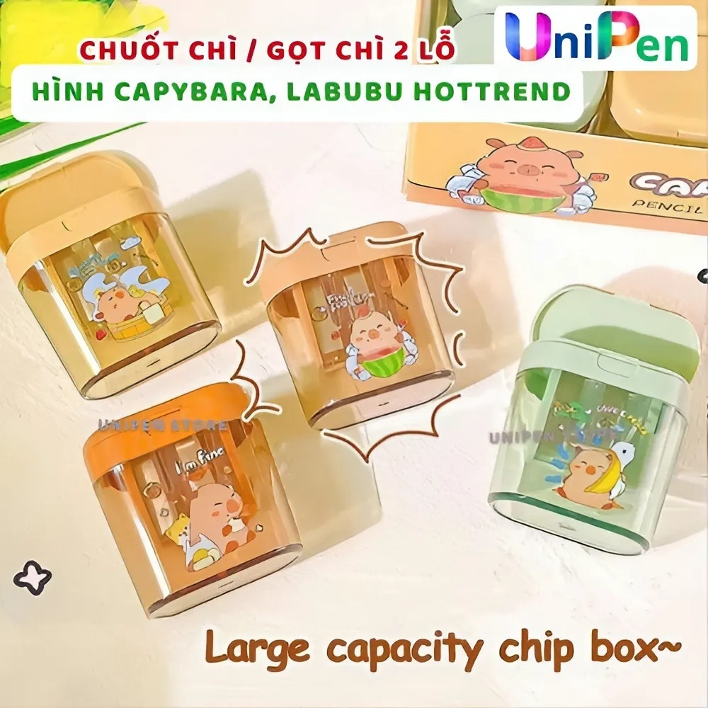 Gọt Hộp 2 Lỗ CapyBara 85002 (48 Cái/Hộp, 30 Hộp/Thùng)