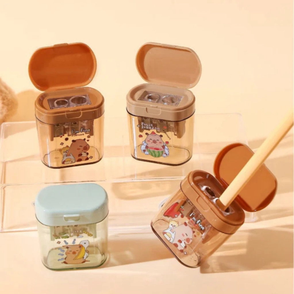 Gọt Hộp 2 Lỗ CapyBara 85002 (48 Cái/Hộp, 30 Hộp/Thùng)