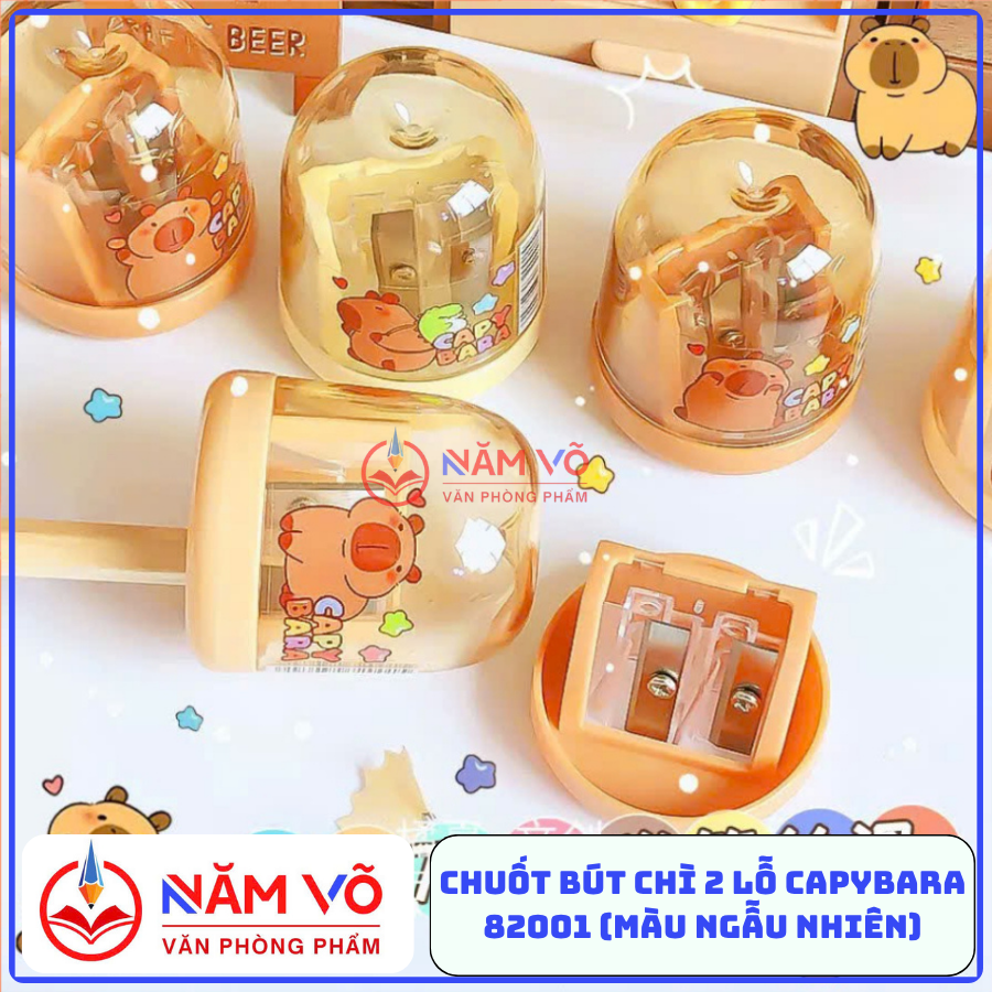 Gọt Hộp 2 Lỗ CapyBara 82001 (48 Cái/Hộp, 30 Hộp/Thùng)