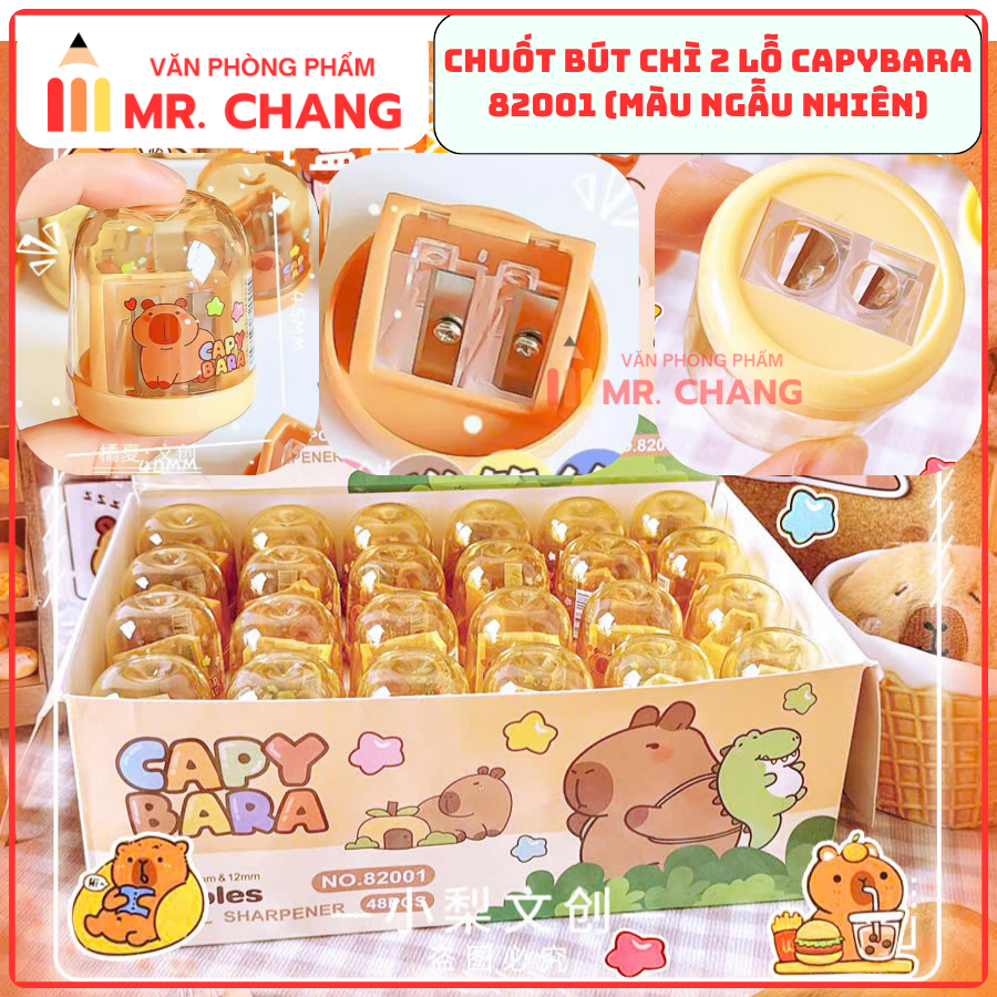 Gọt Hộp 2 Lỗ CapyBara 82001 (48 Cái/Hộp, 30 Hộp/Thùng)
