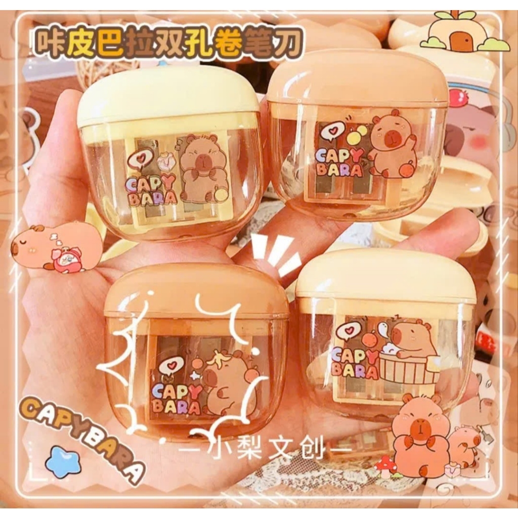 Gọt Hộp 2 Lỗ CapyBara 80015 (48 Cái/Hộp, 30 Hộp/Thùng)