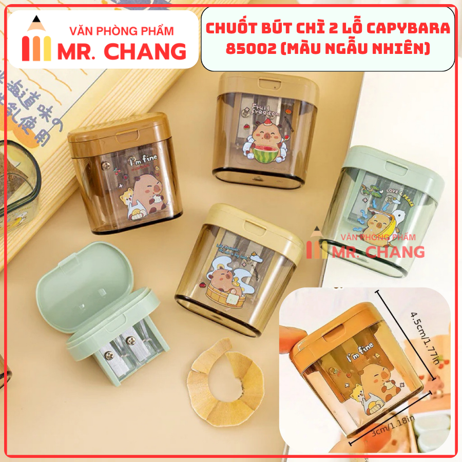 Gọt Hộp 2 Lỗ CapyBara 85002 (48 Cái/Hộp, 30 Hộp/Thùng)