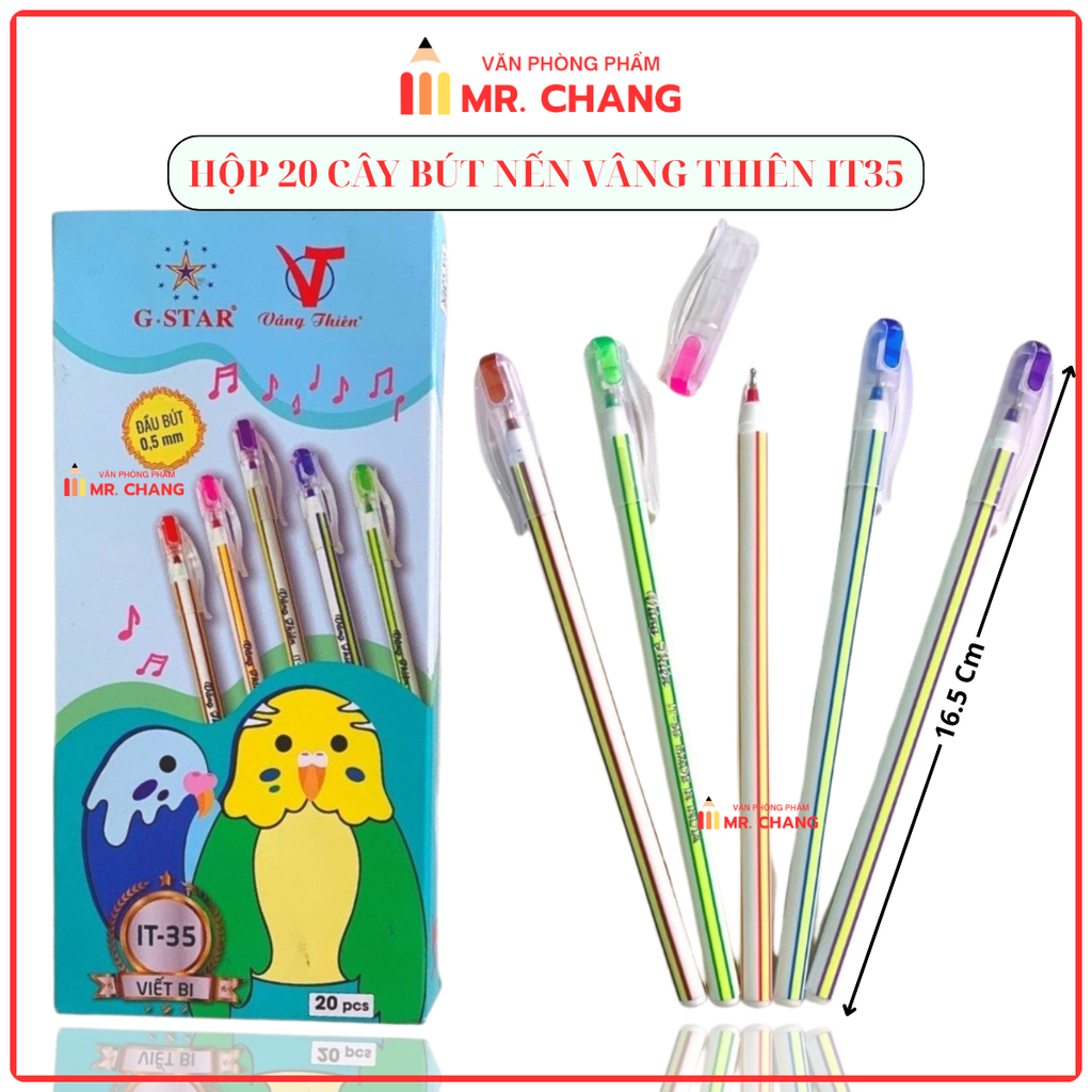 G-Star Bút Bi Ấn Độ (Bút Nến) (Xanh, Đen) IT 35 (20 Cây/Hộp; 100 Hộp/Thùng)