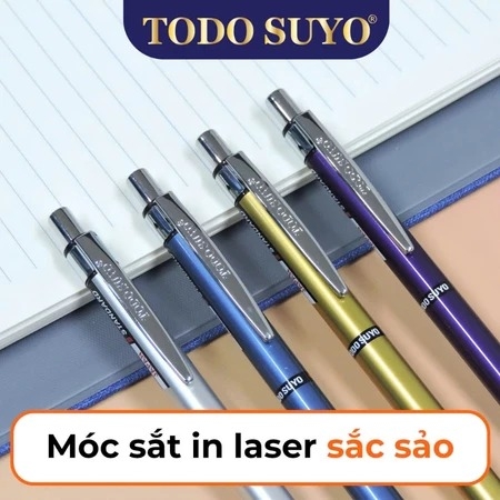 G-Star Bút Bi Bấm Mực Xanh Todo Suyo Ngòi 0.7mm (12 Cây/ Vĩ; 10 Vĩ/ Lốc; 120 Hộp/ Thùng)