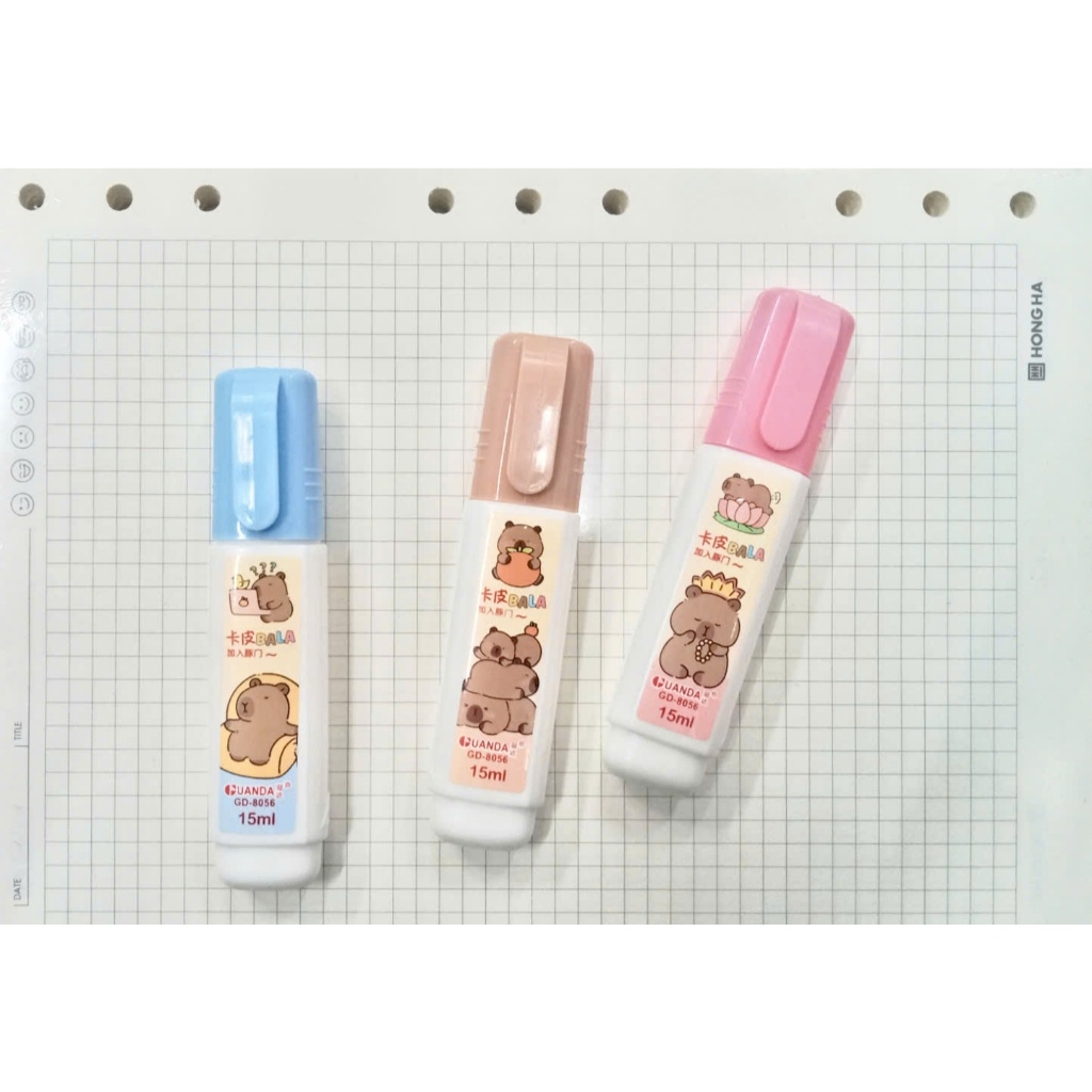 Bút Xoá Nước Nhiều Mẫu Dễ Thương 1069, 1070, 1073, 1075, 1076 (24 Cái/Hộp, 36 Hộp/Thùng)