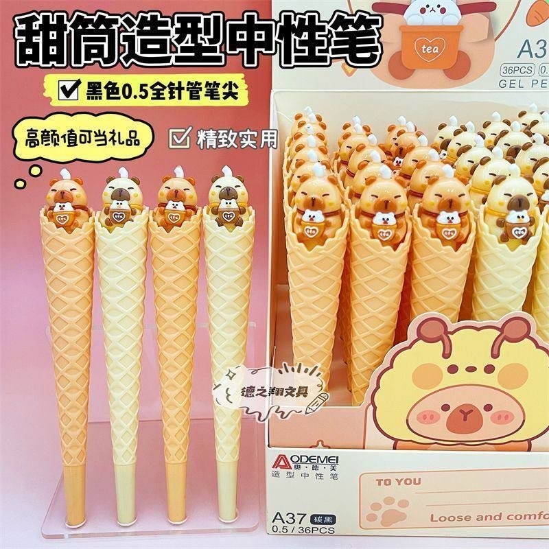 Bút Gel Hình Kem (Mực Xanh) A39, A37 (36 Cây/ Hộp; 24 Hộp/ Thùng)