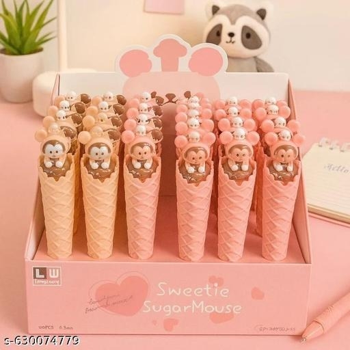 Bút Gel Hình Kem (Mực Xanh) A39, A37 (36 Cây/ Hộp; 24 Hộp/ Thùng)