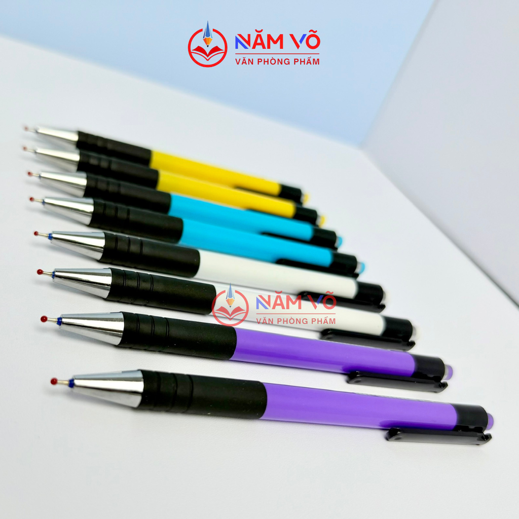 Bút Bi Bấm MỰC XANH Aodemei 6120 (40 Cây/ Hộp; 72 Hộp/ Thùng)