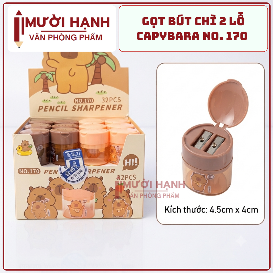 Gọt Cappy 170 (32 Cái/Hộp, 48 Hộp/Thùng)