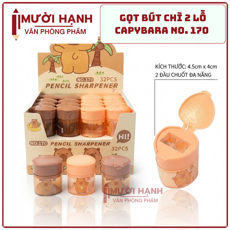 Gọt Cappy 170 (32 Cái/Hộp, 48 Hộp/Thùng)