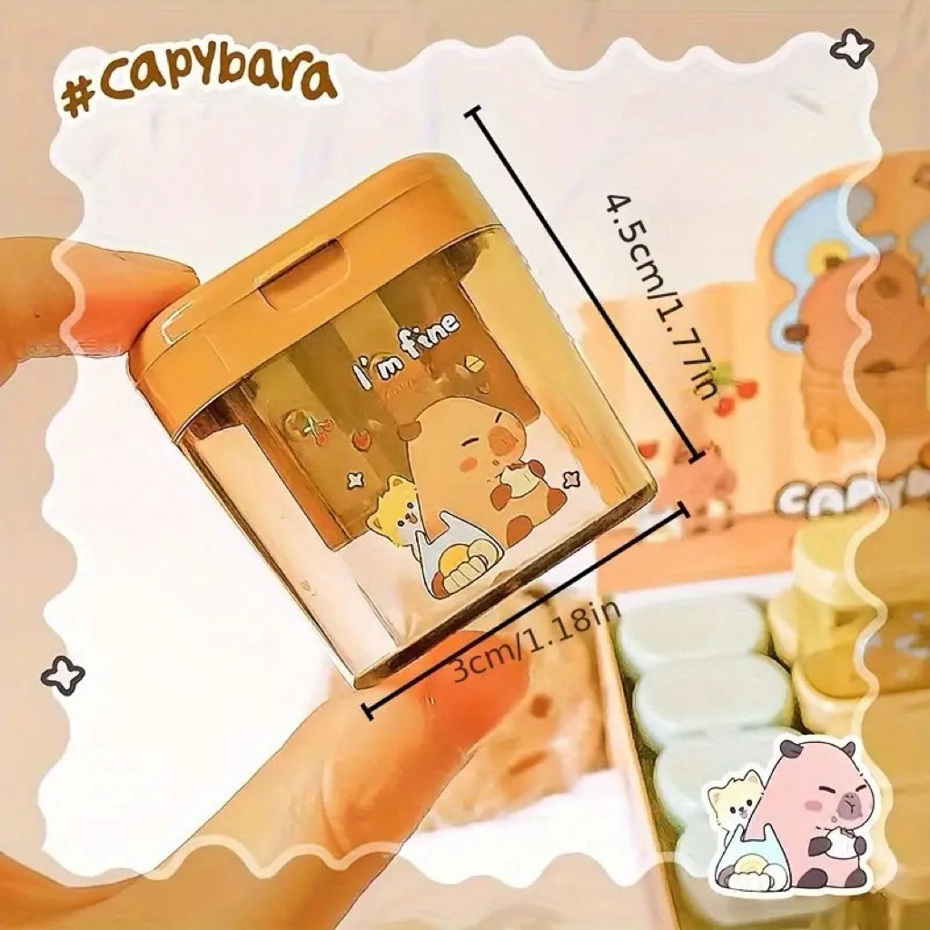 Gọt Hộp 2 Lỗ CapyBara 85002 (48 Cái/Hộp, 30 Hộp/Thùng)