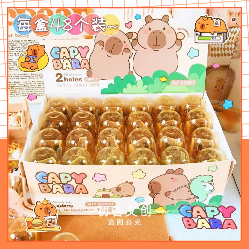 Gọt Hộp 2 Lỗ CapyBara 82001 (48 Cái/Hộp, 30 Hộp/Thùng)