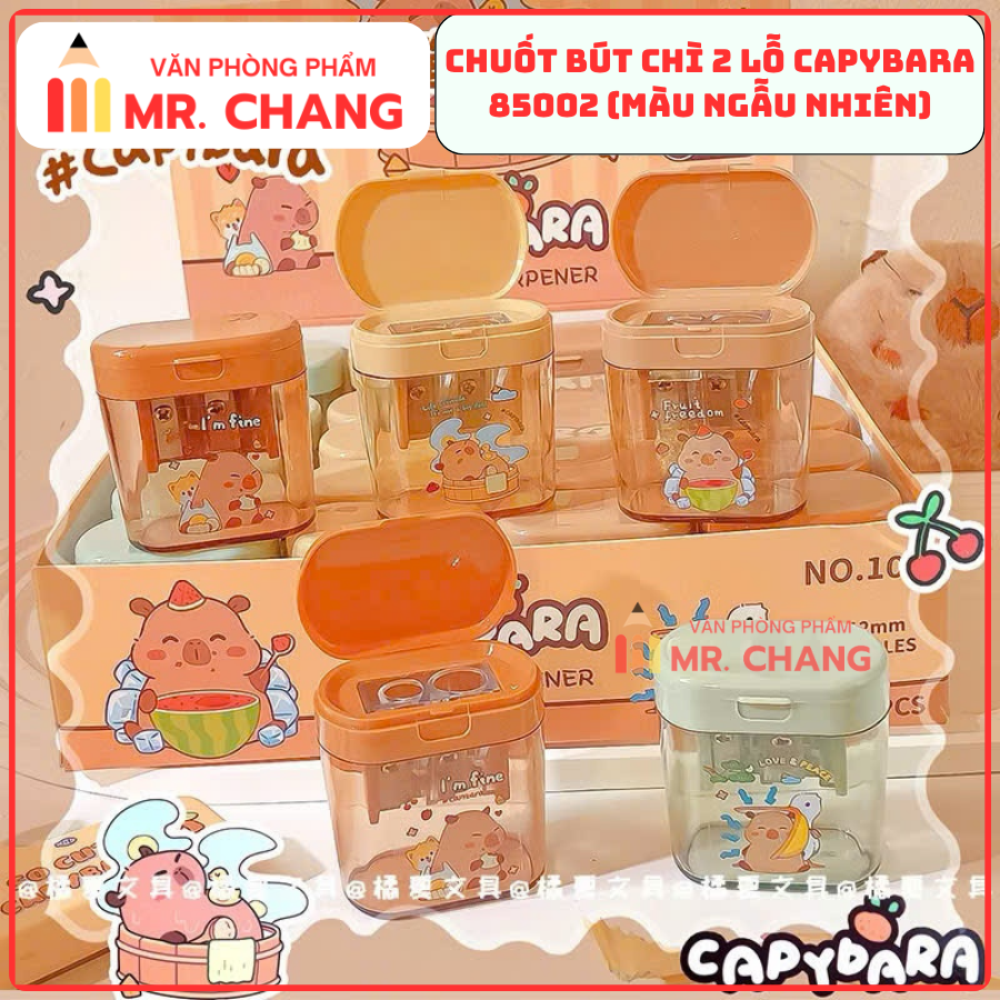 Gọt Hộp 2 Lỗ CapyBara 85002 (48 Cái/Hộp, 30 Hộp/Thùng)