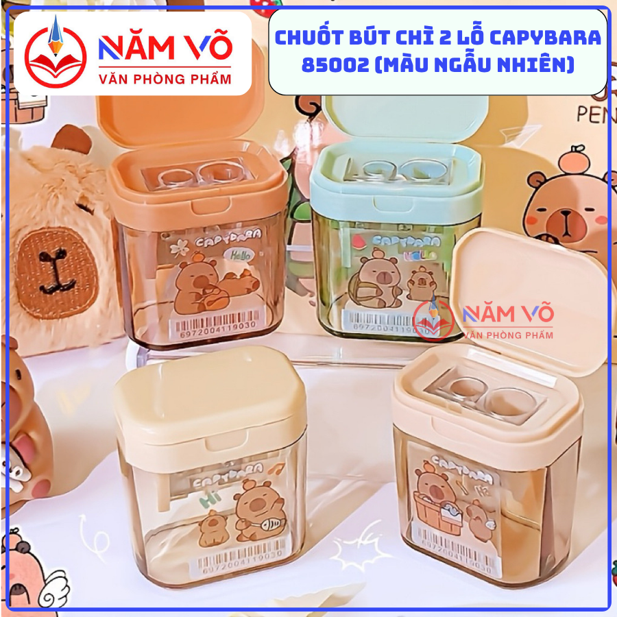 Gọt Hộp 2 Lỗ CapyBara 85002 (48 Cái/Hộp, 30 Hộp/Thùng)