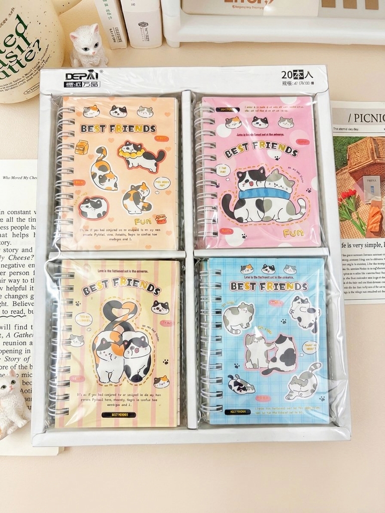 Sổ Lò Xo A7 Mini 666 75x100 (20 Cái/Hộp, 20 Hộp/Thùng)