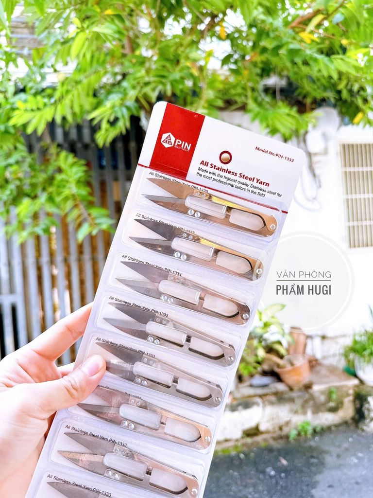 Kéo Cắt Chỉ Inox 1333A (12 Cái/ Vĩ; 120 Vĩ/ Thùng)