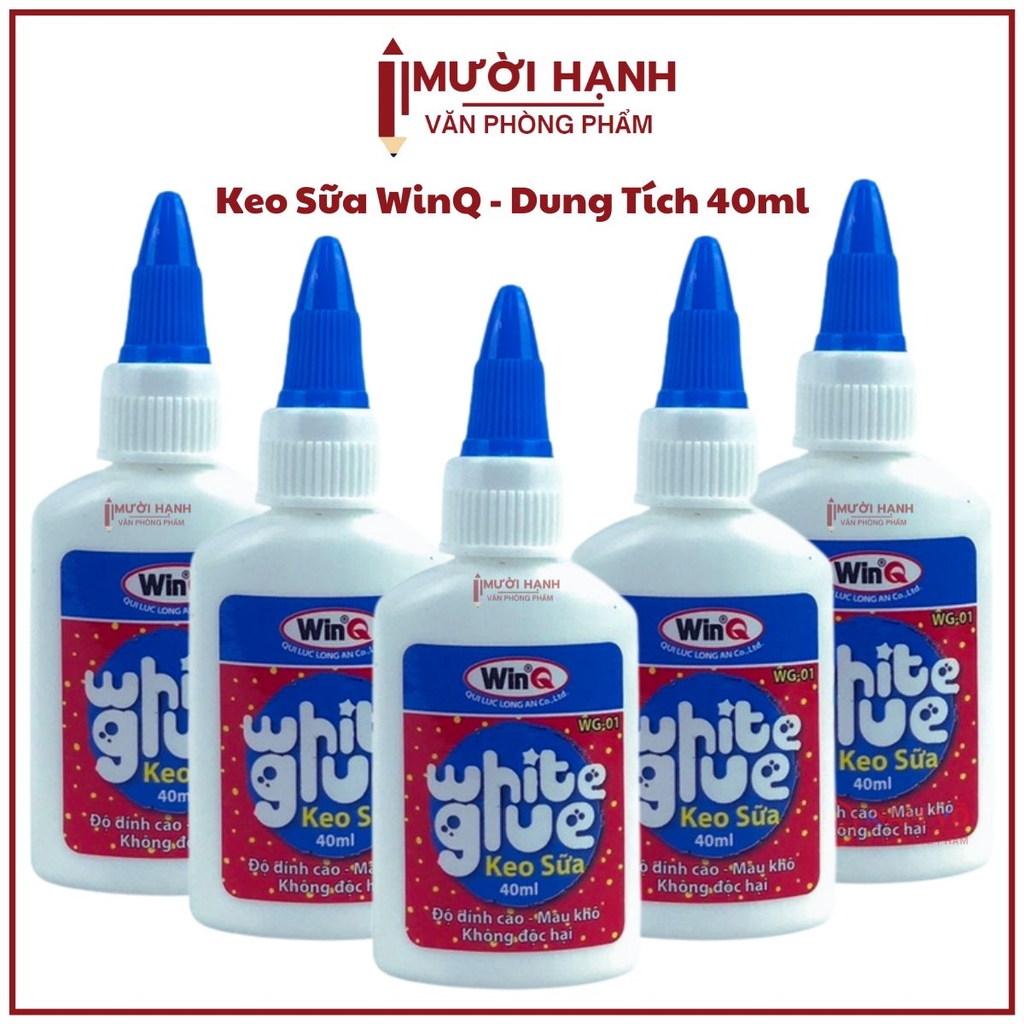 Win Q Keo Sữa 40ml WG01 (12 Chai/ Lốc; 36 Lốc/ Thùng)