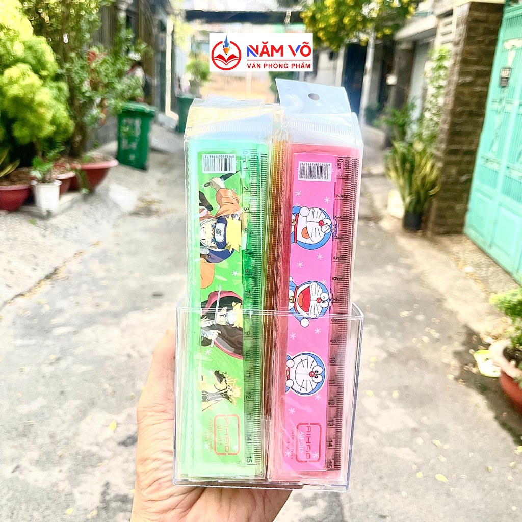 . Thước Lon 100 Cây Aihao AH-015 15CM (100 Cây/ Lon; 24 Lon/ Thùng)