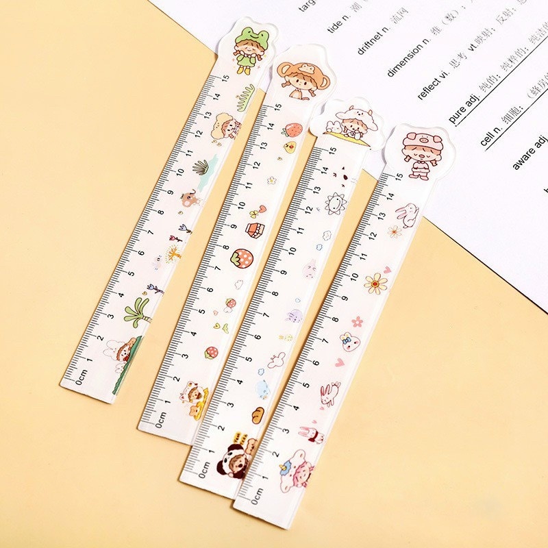 Thước Rẻ 15cm 0124 (120 Cây/Hộp; 20 Hộp/ Thùng)