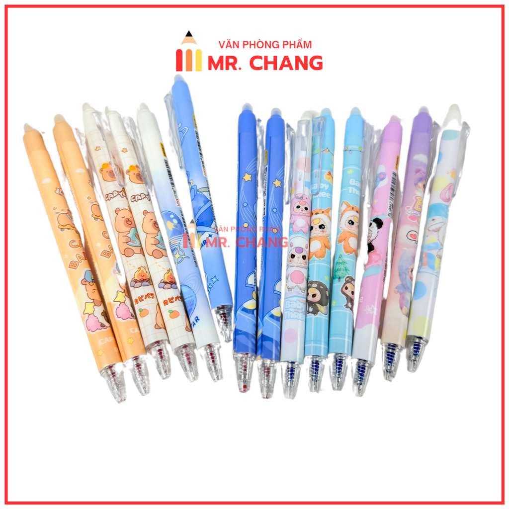 Bút Gel Bấm Xóa Được HỘP KIẾNG VS, King (12 Cây/Hộp; 12 Hộp/Lốc; 16 Lốc/Thùng)