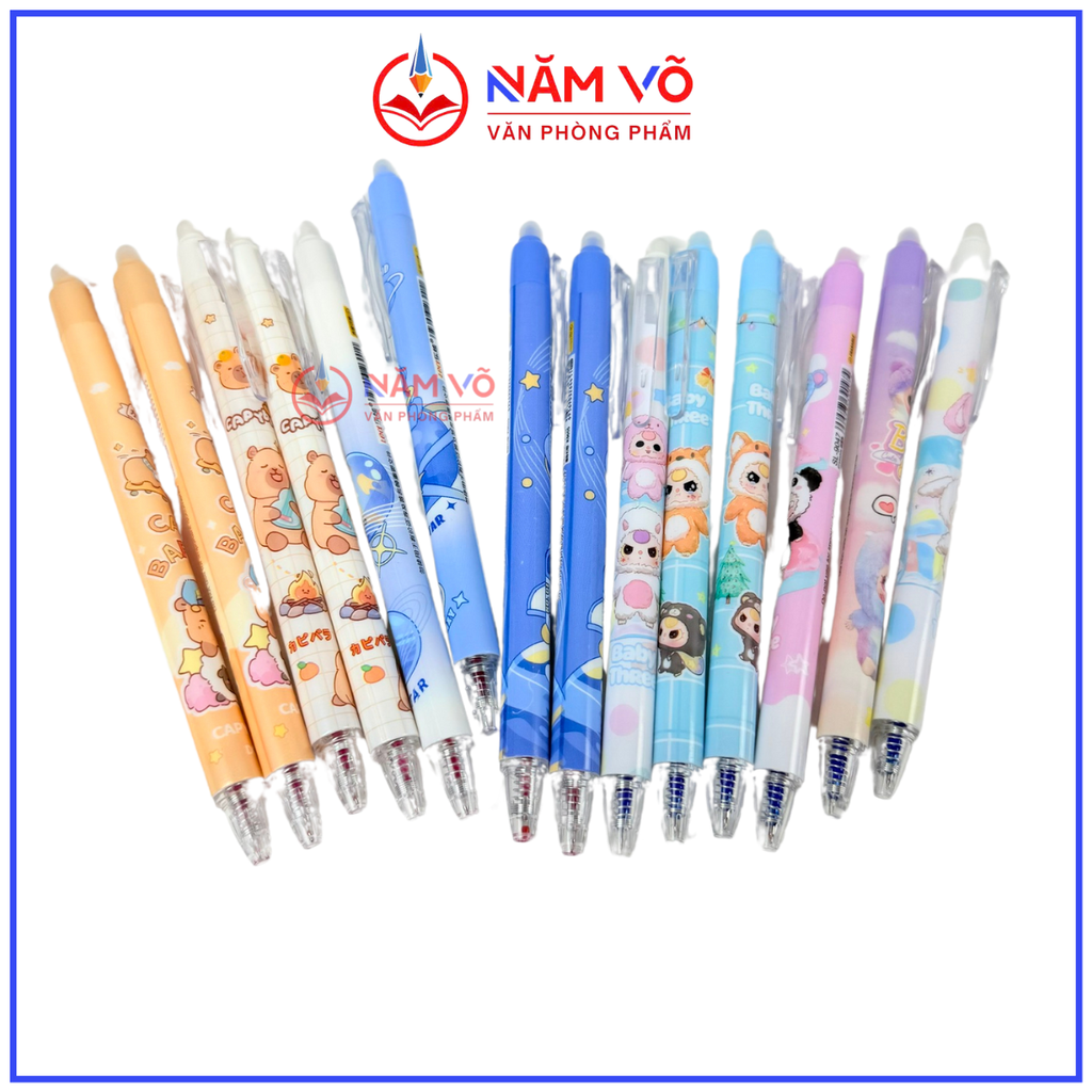 Bút Gel Bấm Xóa Được HỘP KIẾNG VS, King (12 Cây/Hộp; 12 Hộp/Lốc; 16 Lốc/Thùng)