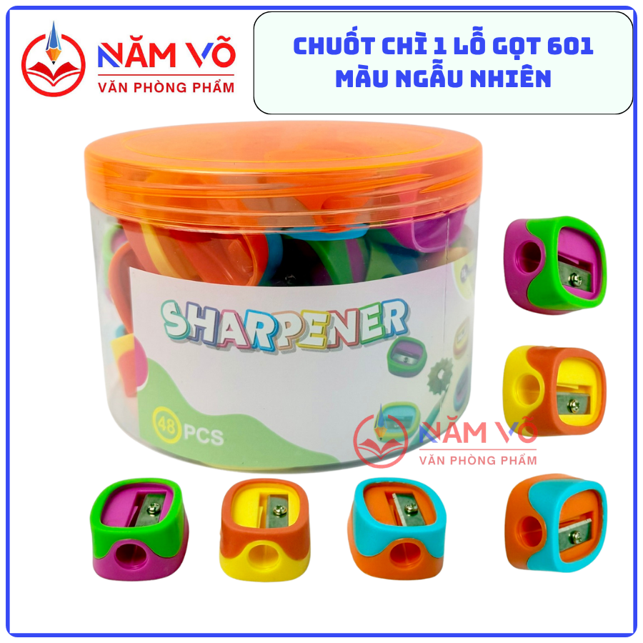 Lon Chuốt Bút Chì Màu Sắc Dễ Thương 601 (48 Cái/Lon, 100 Lon/1 Thùng)