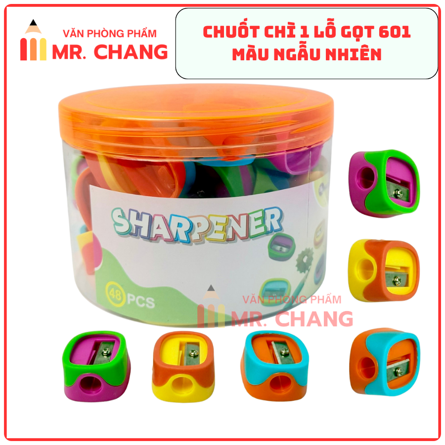 Lon Chuốt Bút Chì Màu Sắc Dễ Thương 601 (48 Cái/Lon, 100 Lon/1 Thùng)