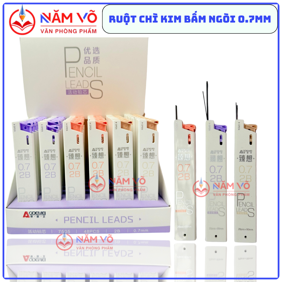 Ruột Chì Aodemei 7505 (1 Hộp/48 Ống, 24 Hộp/Thùng)
