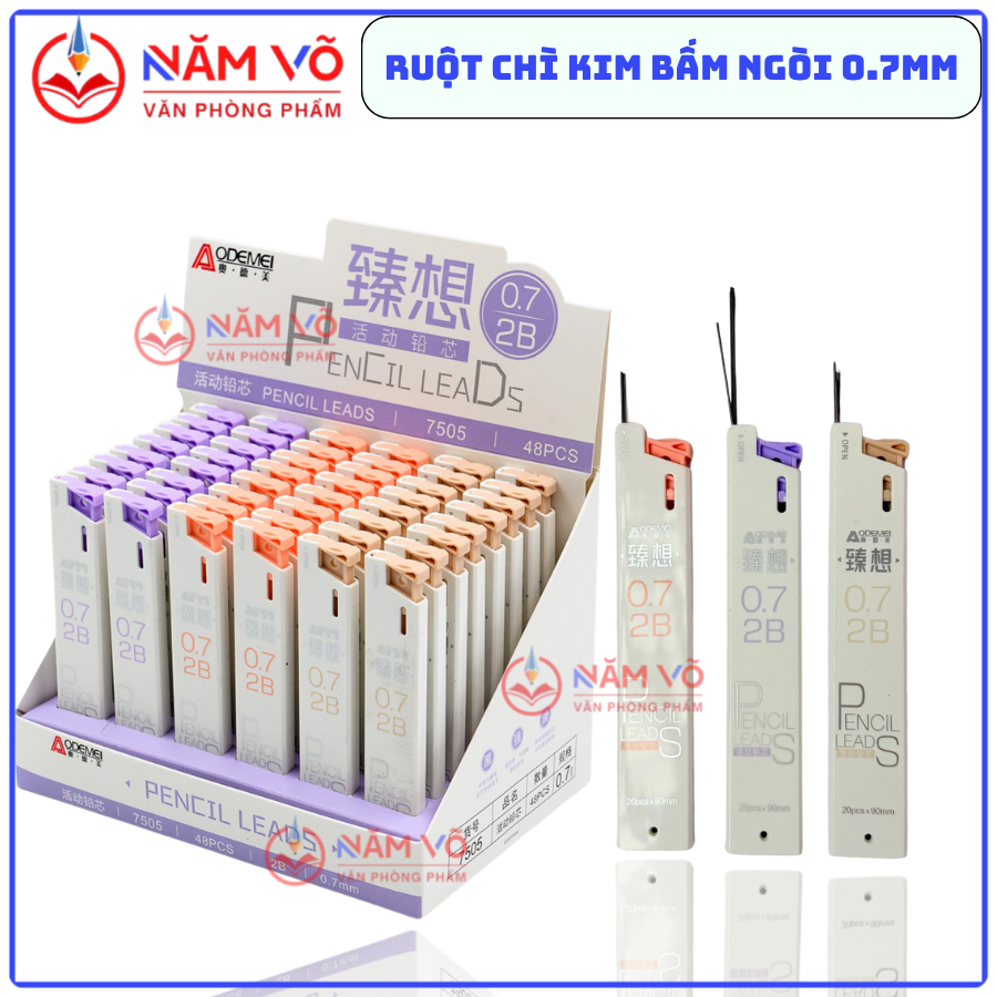 Ruột Chì Aodemei 7505 (1 Hộp/48 Ống, 24 Hộp/Thùng)