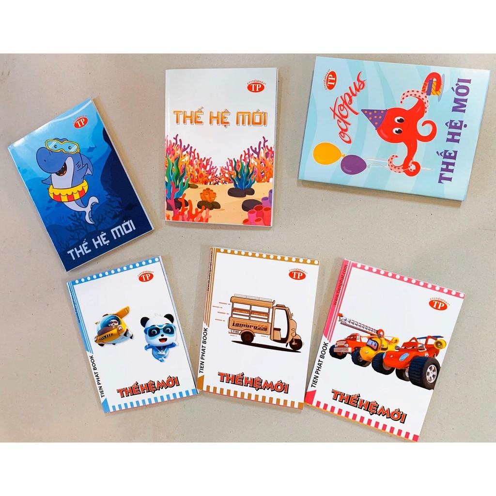 Tập 96 Trang Thế Hệ Mới 5 ÔLI 70Gms (10 Quyển/Lốc) (100 Quyển/Cây)