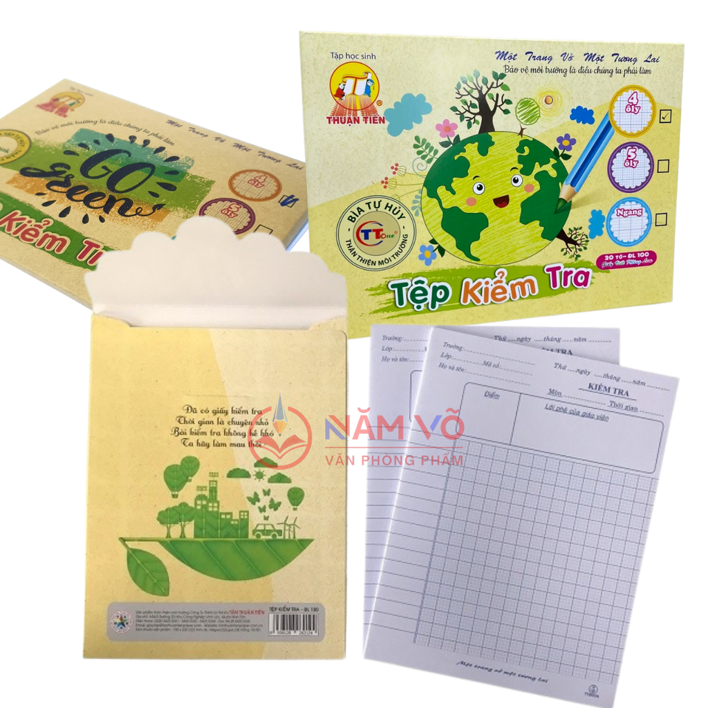 Tệp kiểm tra (4 ôli) (20 tờ/Tệp) (120 Tệp/Thùng)