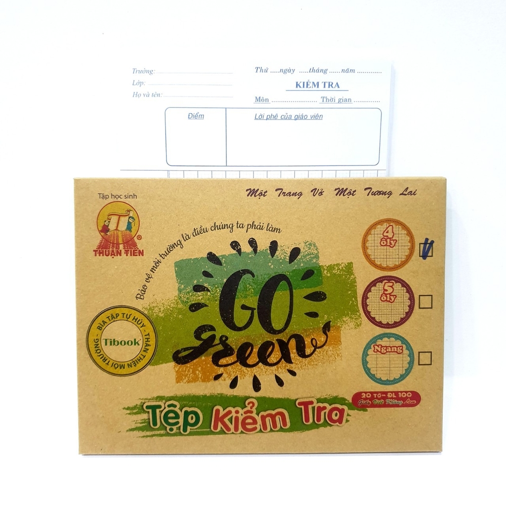 Tệp kiểm tra (4 ôli) (20 tờ/Tệp) (120 Tệp/Thùng)