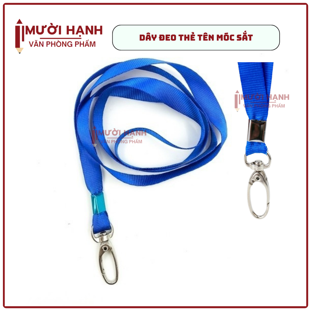 Dây Đeo Thẻ Móc Sắt Xịn (100 Cái/Bịch) (60 Hộp/Thùng)