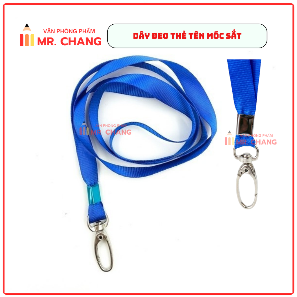 Dây Đeo Thẻ Móc Sắt Xịn (100 Cái/Bịch) (60 Hộp/Thùng)
