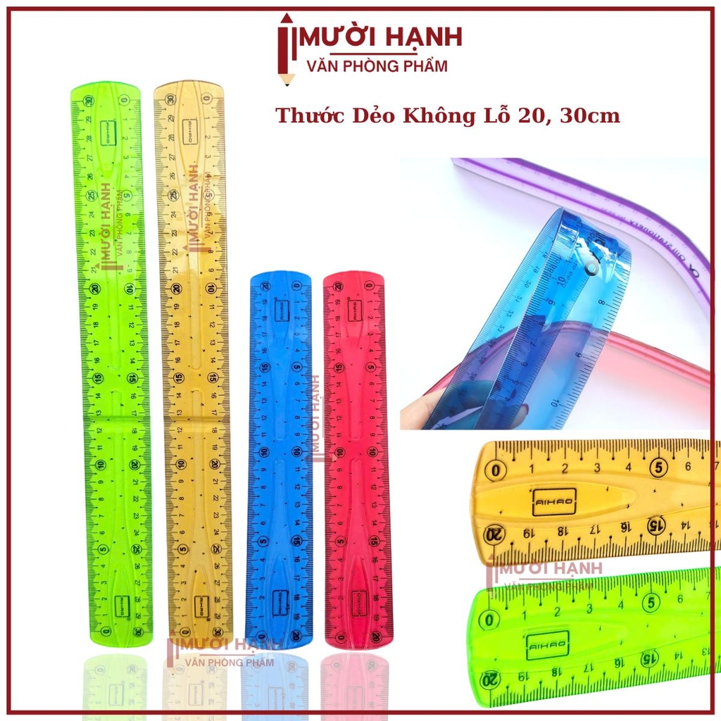 Thước Dẻo Nhựa KHÔNG LỖ AIHAO