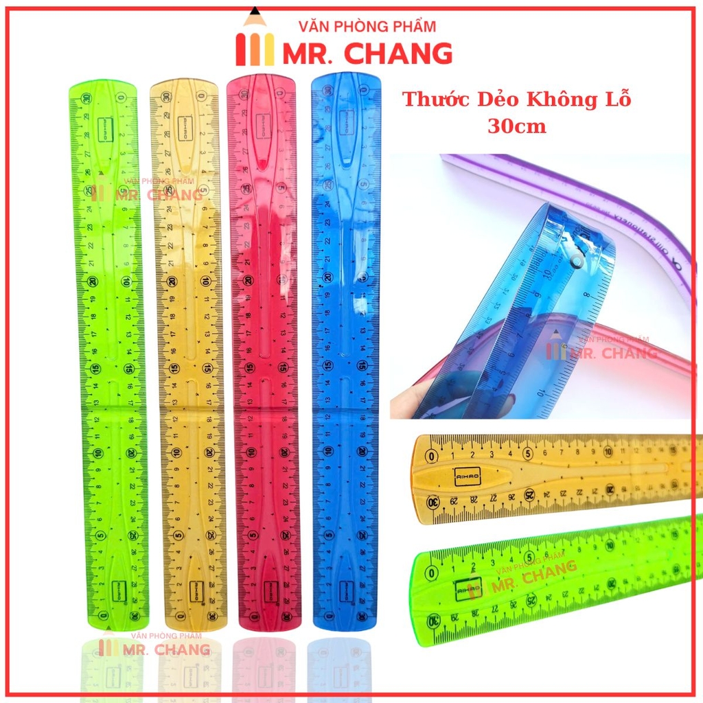 Thước Dẻo Nhựa KHÔNG LỖ AIHAO