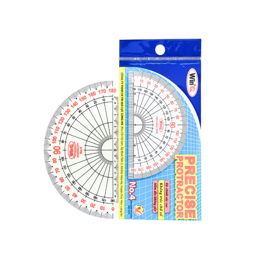 Win Q Thước Dẻo Đo Độ Loại Lớn Số 4 No4 (50 Cây/Hộp; 30 Hộp/ Thùng)