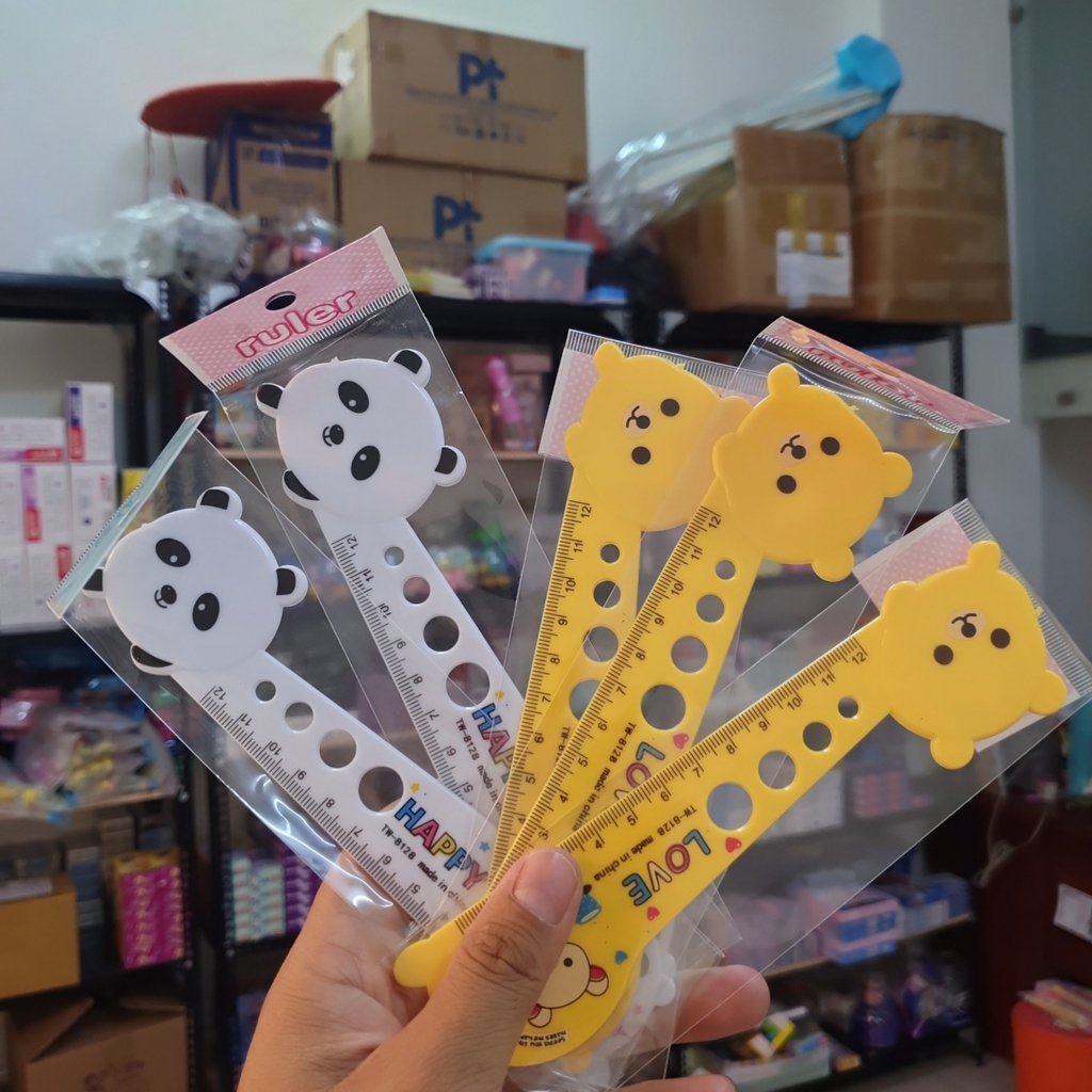 Thước Kiểu Hình Gấu TW-8128 (96 Cây/Hộp; 20 Hộp/ Thùng)