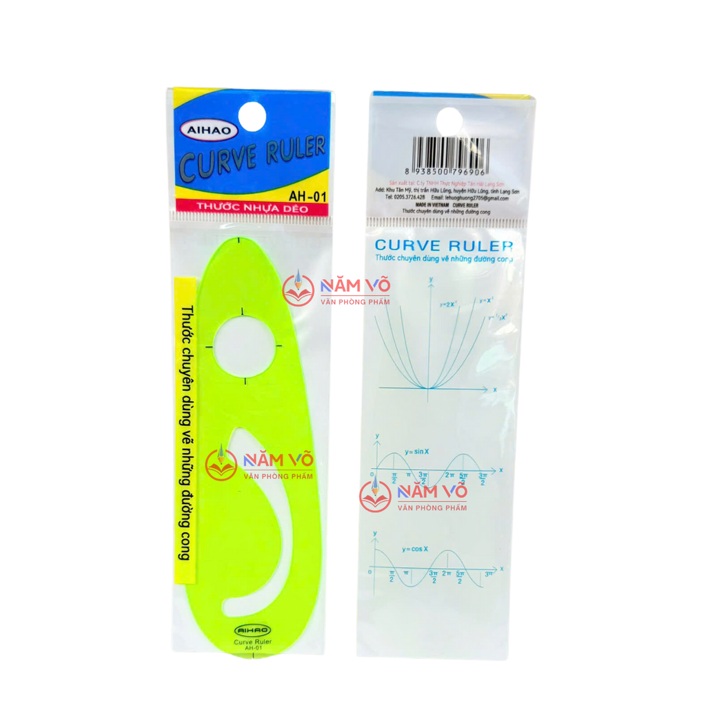 Thước Parabol Aihao AH01 (50 Cái/ Hộp; 20 Hộp/ Thùng)