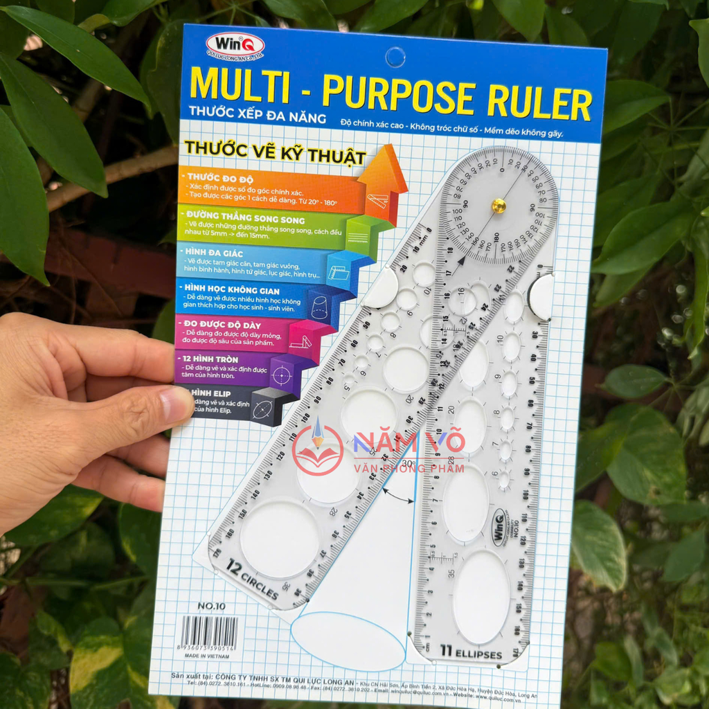Win Q Thước Xếp Đa Năng No10 (10 Cây/ Hộp; 5 Hộp/ Lốc)