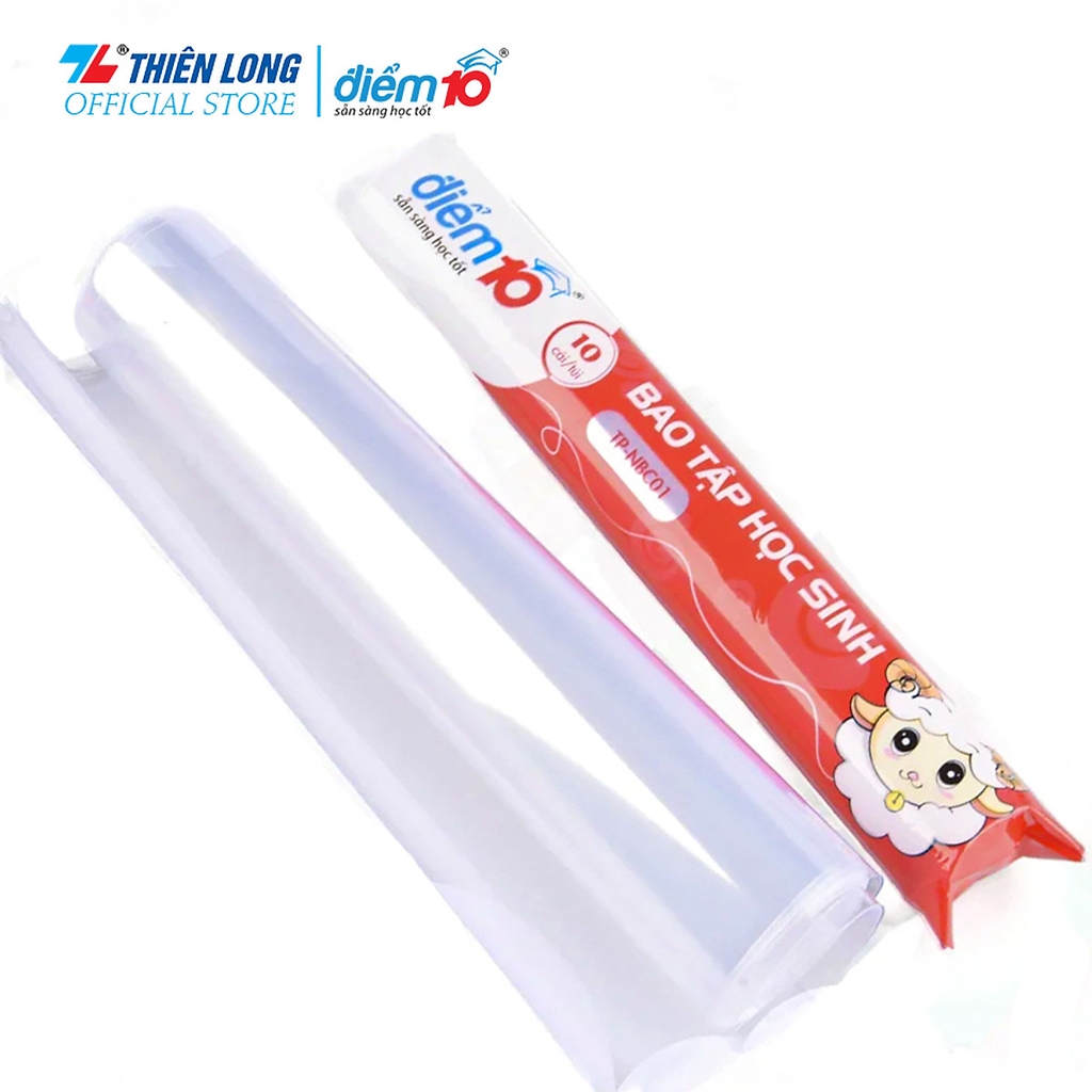 TL - Bìa bao tập trong suốt TP-NBC01 (10 cái/Túi)