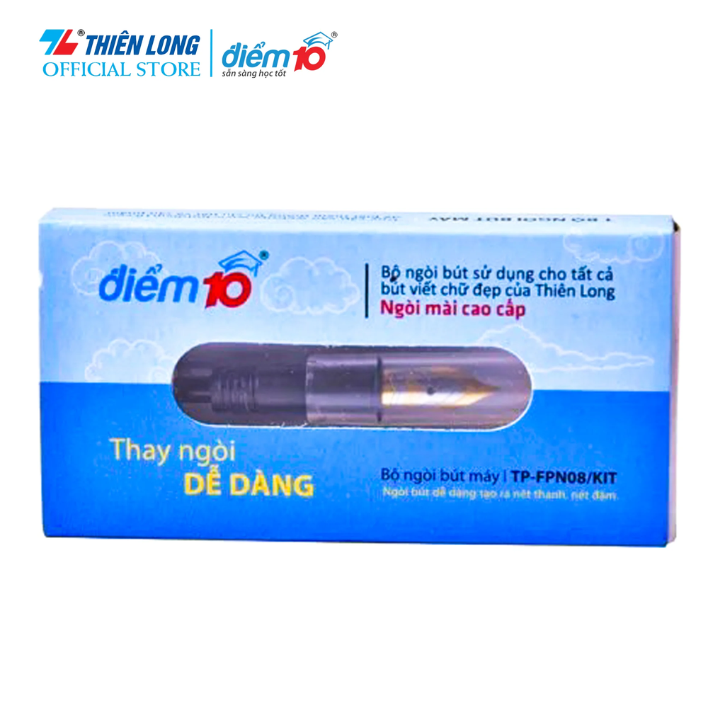 TL - Bộ ngòi Bút máy Iridium Điểm 10 TP-FPN08/KIT (1 bộ/Hộp) (Sử dụng cho tất cả Bút máy TL)