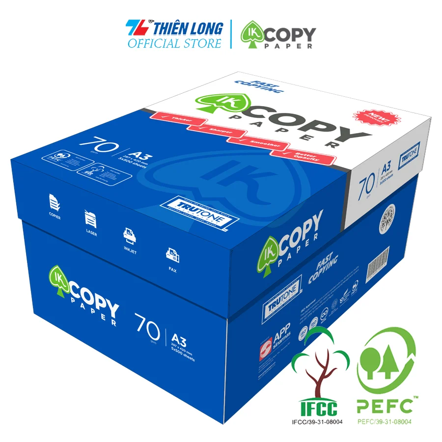 TL - Giấy A3 IK 70gms (500 tờ/Ream)